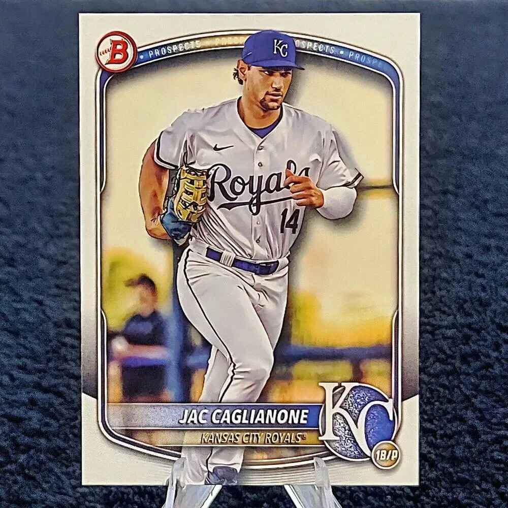 Jac Caglianone Bowman Chrome Mega Mojo RC Kansas City Royals Top Prospect